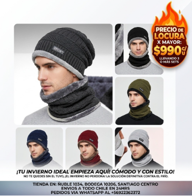 Gorro con cuello
