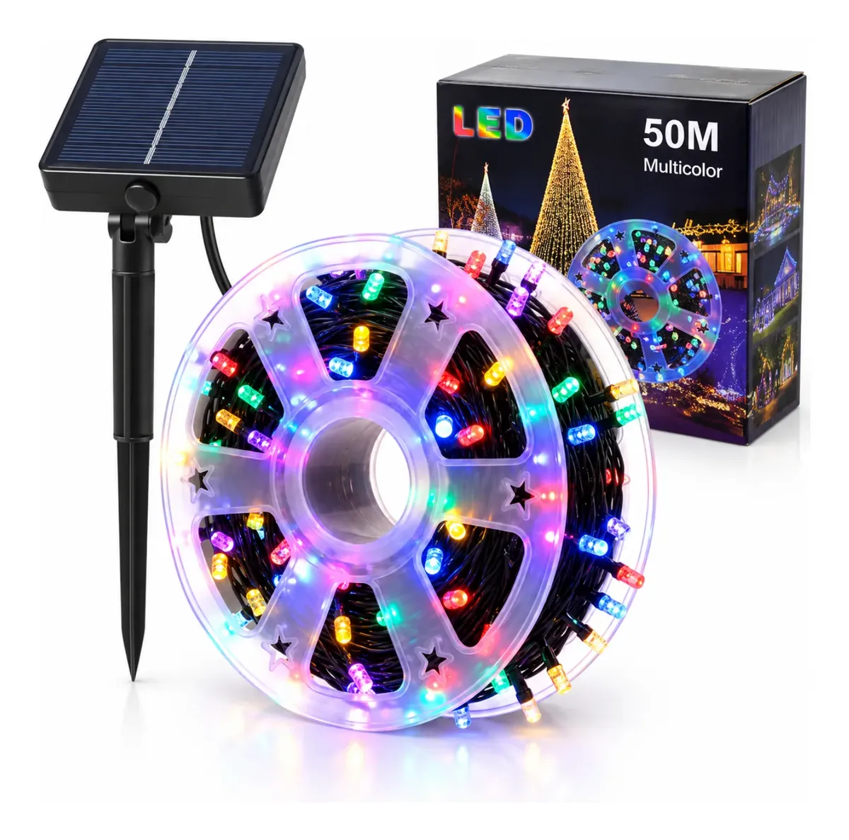 Rollo de 50 metros solar multicolor