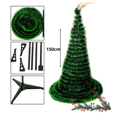 Arbol de navidad plegable 1.5M