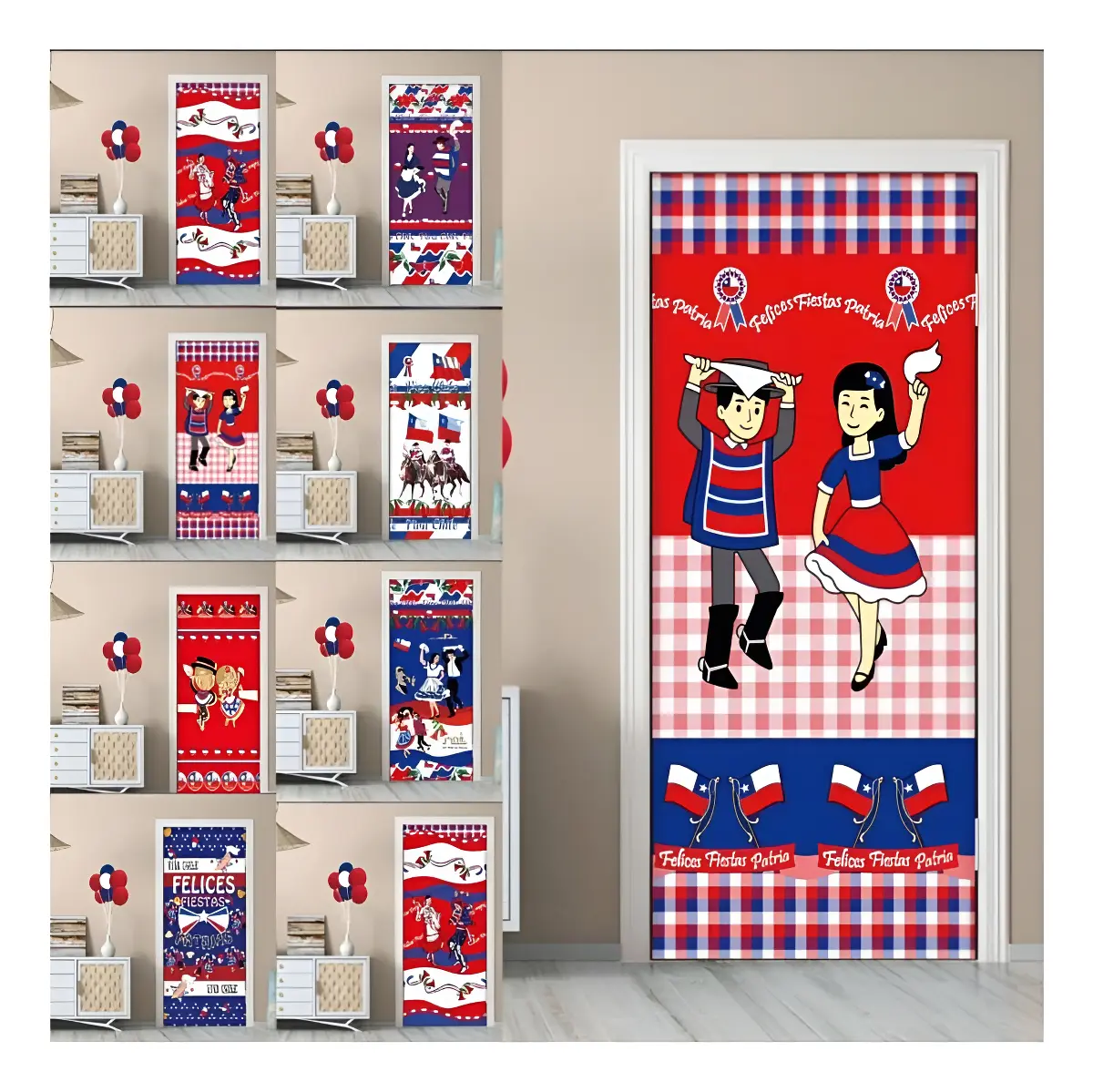 Fundas de puertas Fiestas patrias